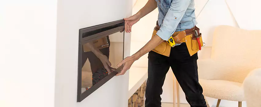 Metal Fireplace Installation in Myrtle Grove, Florida