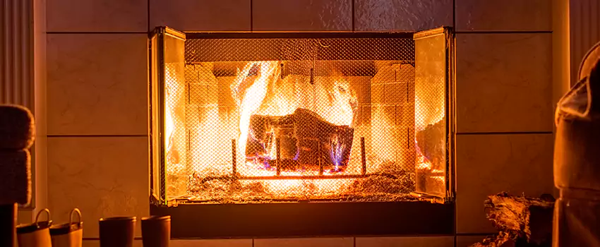 Mendota Hearth Landscape Fireplace Installation in Myrtle Grove, Florida