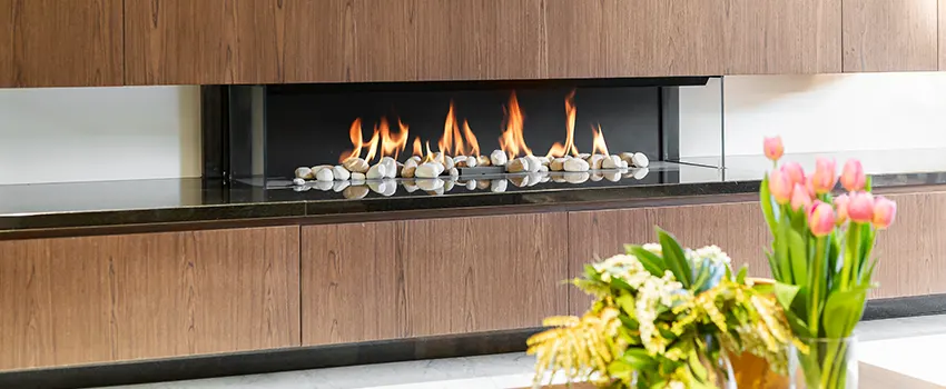 Double-height Fireplace Design Refurbishment in Myrtle Grove, Florida
